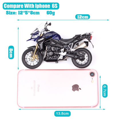1/18 Escala Welly Triumph Tiger Explorer 800 Sprint RS Bonneville Daytona Trophy Thruxton 1200 Moto Diecast Modelo Brinquedo