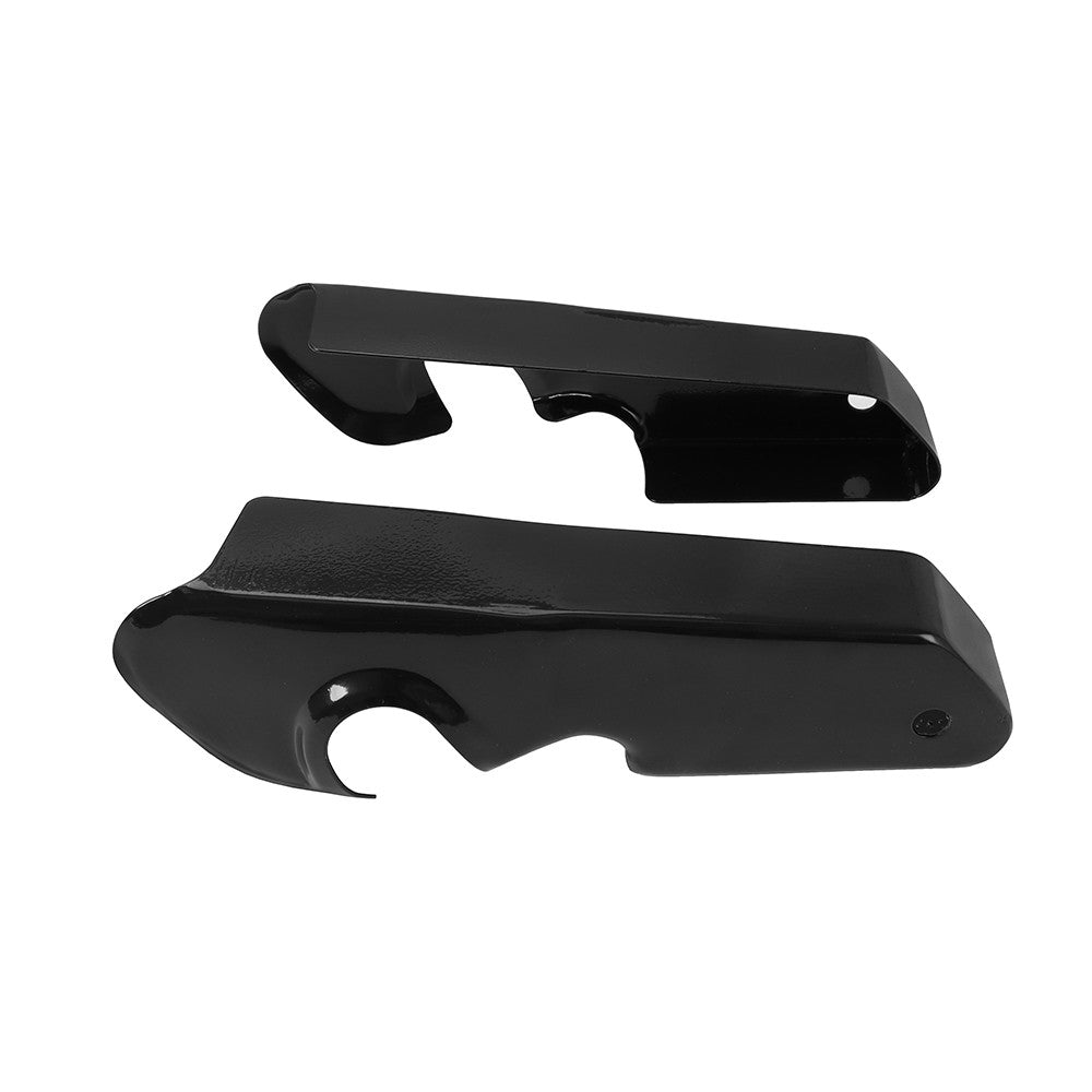 Par de Suportes de Para-lama Traseiro Curto Preto Brilhante para Motocicleta, Suportes de Sinal de Seta para Harley Sportster XL883 1200 04-Up