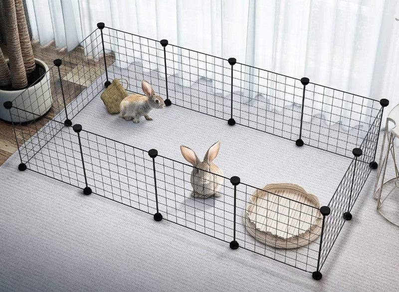 Gaiola DIY para Gatos de Estimação Grande Casa Interior Grande Exterior Casa Grande para Gatos Vila Multi Porta e Janela Dobrável Destacável Casa Grande
