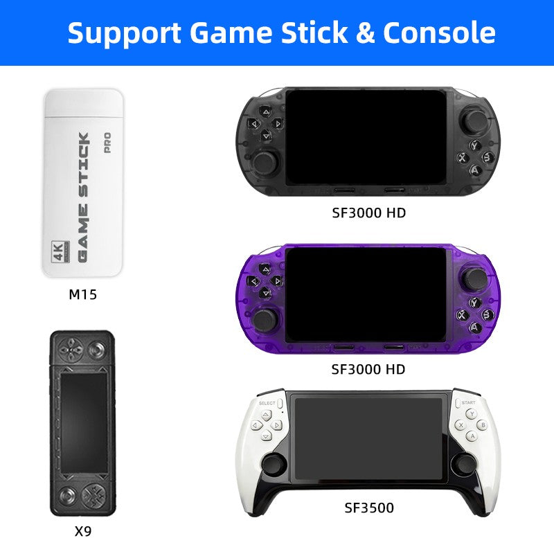 VILCORN 1PC/2PCS 2.4G Wireless Gamepad for M15 & X9 Game Stick Plug & Play Game Controller for SF3000HD Handheld Console Gaming