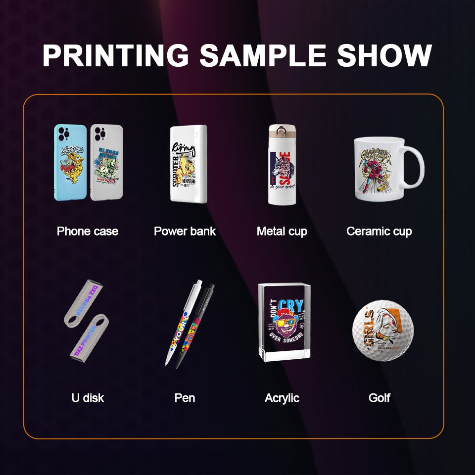 A3 UV Printer XP600 UV Flatbed Printing Machine with Varnish A4 A3 UV DTF Printer For Pen Metal Wood Acrylic UV Sticker Printer