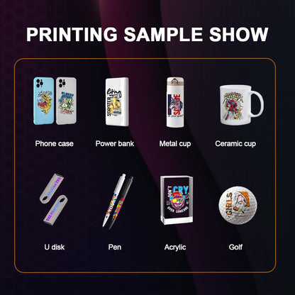 A3 UV Printer XP600 UV Flatbed Printing Machine with Varnish A4 A3 UV DTF Printer For Pen Metal Wood Acrylic UV Sticker Printer