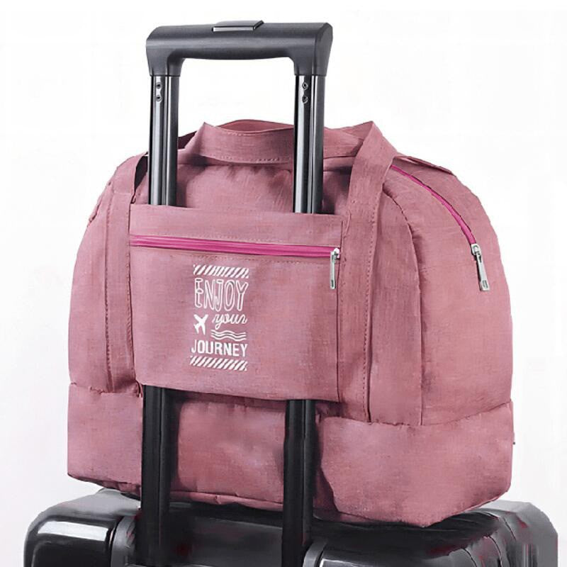 Large Capacity Fashion Travel Bag For Unisex Weekend Solid Color Handbag Wet And Dry Separation Travel Carry On Bags