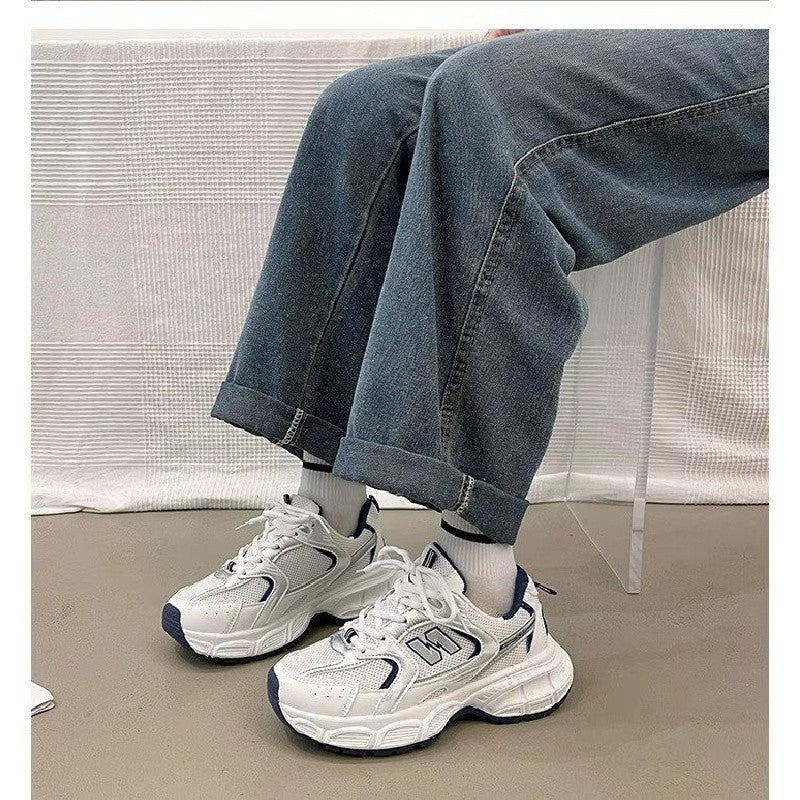 Women's Fashion Dad Shoes -Platform Mesh Running Sneakers?Breathable Casual Sports Shoes for Students?Everyday Training Shoes ?