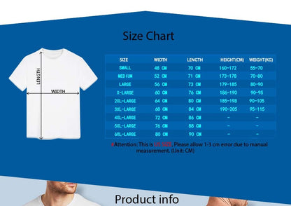 Men Women's Hello Kitty Love Spiderman Cartoon T Shirts Pure Cotton Clothes Vintage Short Sleeve Tees 4XL 5XL 6XL T-Shirts