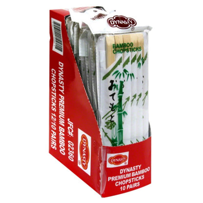 Hashis de Bambu Ecológicos Utensílios Pacote com 12 Duráveis Biodegradáveis Culinária Asiática Sushi Macarrão Arroz Uso Diário Leve
