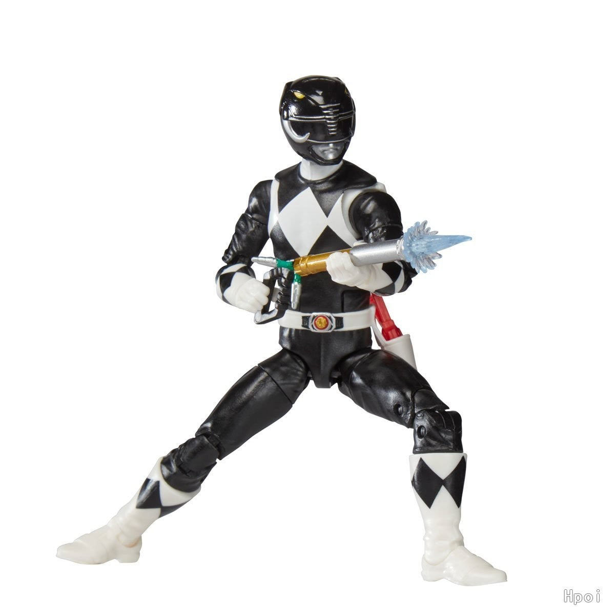 ?Promoções Quentes?Hasbro Original Power Rangers Lightning Collection Mighty Morphin Power Rangers Boneco Ranger Preto Figura de Anime Presente