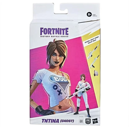 Original Hasbro Fortnite Victory Royale Series Tntina & Bushranger & Aerial Assault Trooper & Boneca Punk Anime Coleção de Brinquedos