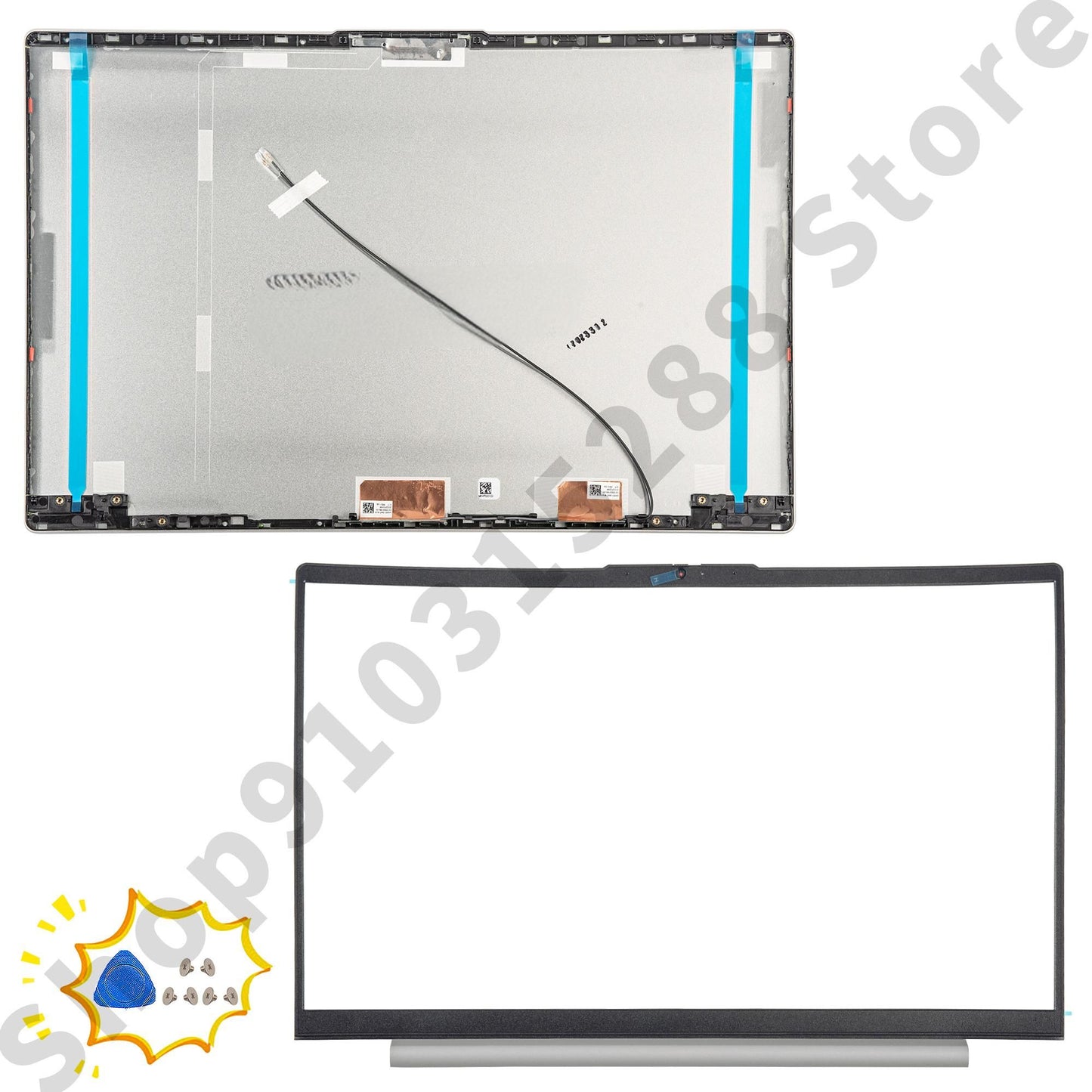 Top Lid Case For Ideapad 5 15IIL05 15ARE05 15ITL05 15ALC05 2020 2021 GS557 LCD Back Cover Repair silver/gray/dark blue Metal