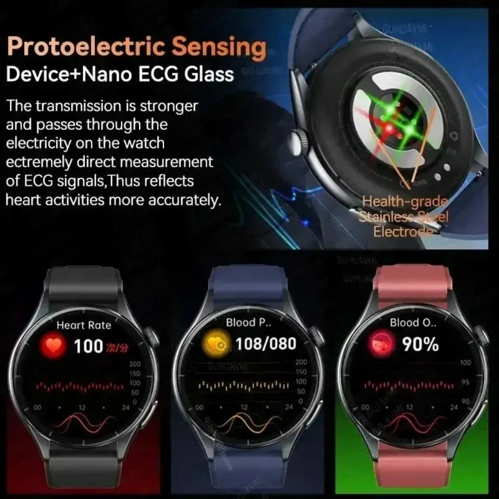 XIAOMI 704505 Novo Smartwatch ECG+PPG Preciso Ácido Úrico Lipídios Pressão Análise Corporal Smartwatch Masculino Chamada BT NFC