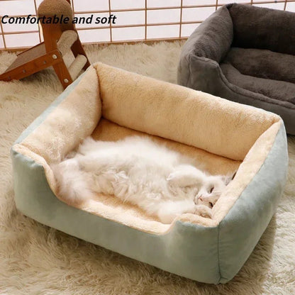 Cama para Gatos Produtos para Animais Almofadas Gatinhos Acessórios de Inverno Cachorros Todas as Casas Suprimentos Acessório Habitats Cesta Casa Camas