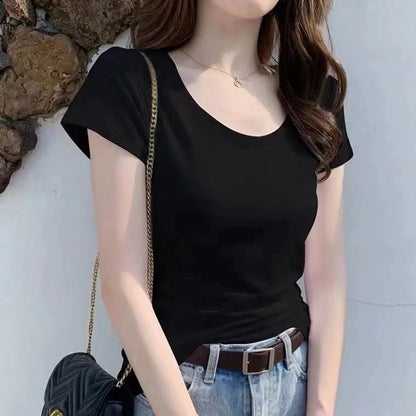 Women Thermal Underwear Winter Turtleneck Bottom Shirt Solid Semi High Collar Long Sleeve Basic T-Shirt Heating Fiber Pullovers