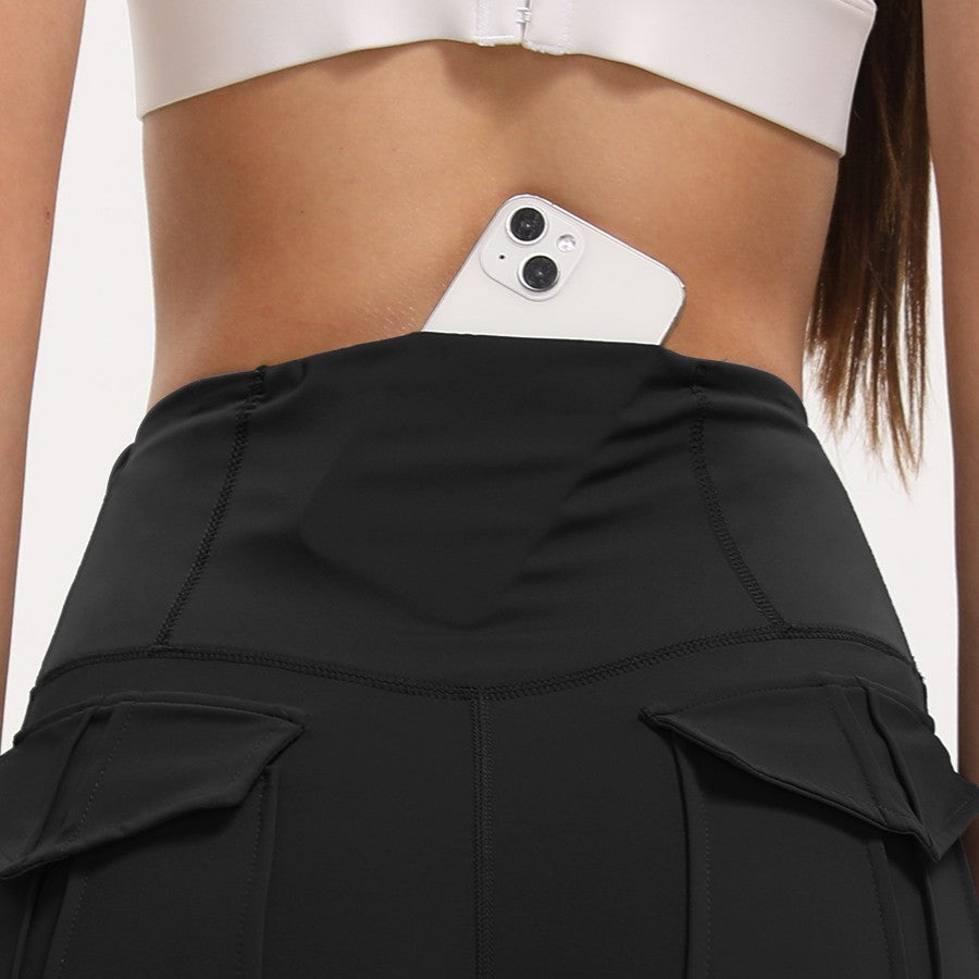 Women's High Waisted Flared Yoga Pants with Pockets Tummy Control Bootcut Leggings for Gym Fitness Casual Wear