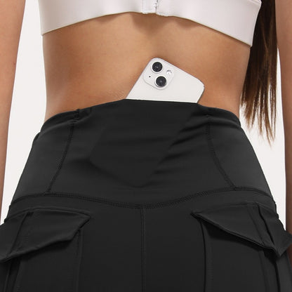 Women's High Waisted Flared Yoga Pants with Pockets Tummy Control Bootcut Leggings for Gym Fitness Casual Wear