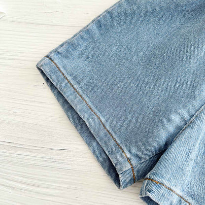 2025 Summer New Baby Clothes Infant Robot Embroidery Top+Bottom Set Baby Boys Girls Casual Baby Set Newborn Baby Clothes 2Pcs