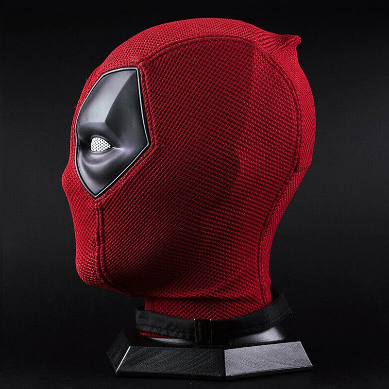 Festive Deadpool Mask Cosplay Costume Prop Full Head Helmet for Carnival Masquerade Stage Performance Costume to Halloween Party
