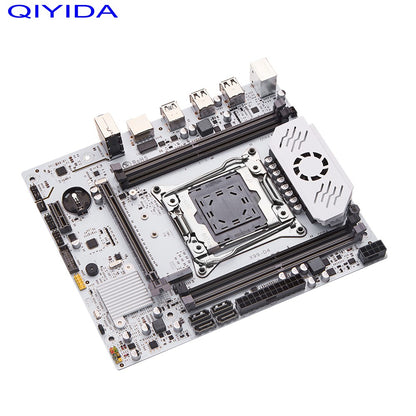 QIYIDA X99 Conjunto de Placa-Mãe Kit LGA 2011-3 Processador CPU Xeon E5 2670 V3 16G REG ECC DDR4 RAM Memória NVME M.2 SATA3.0 USB3.0