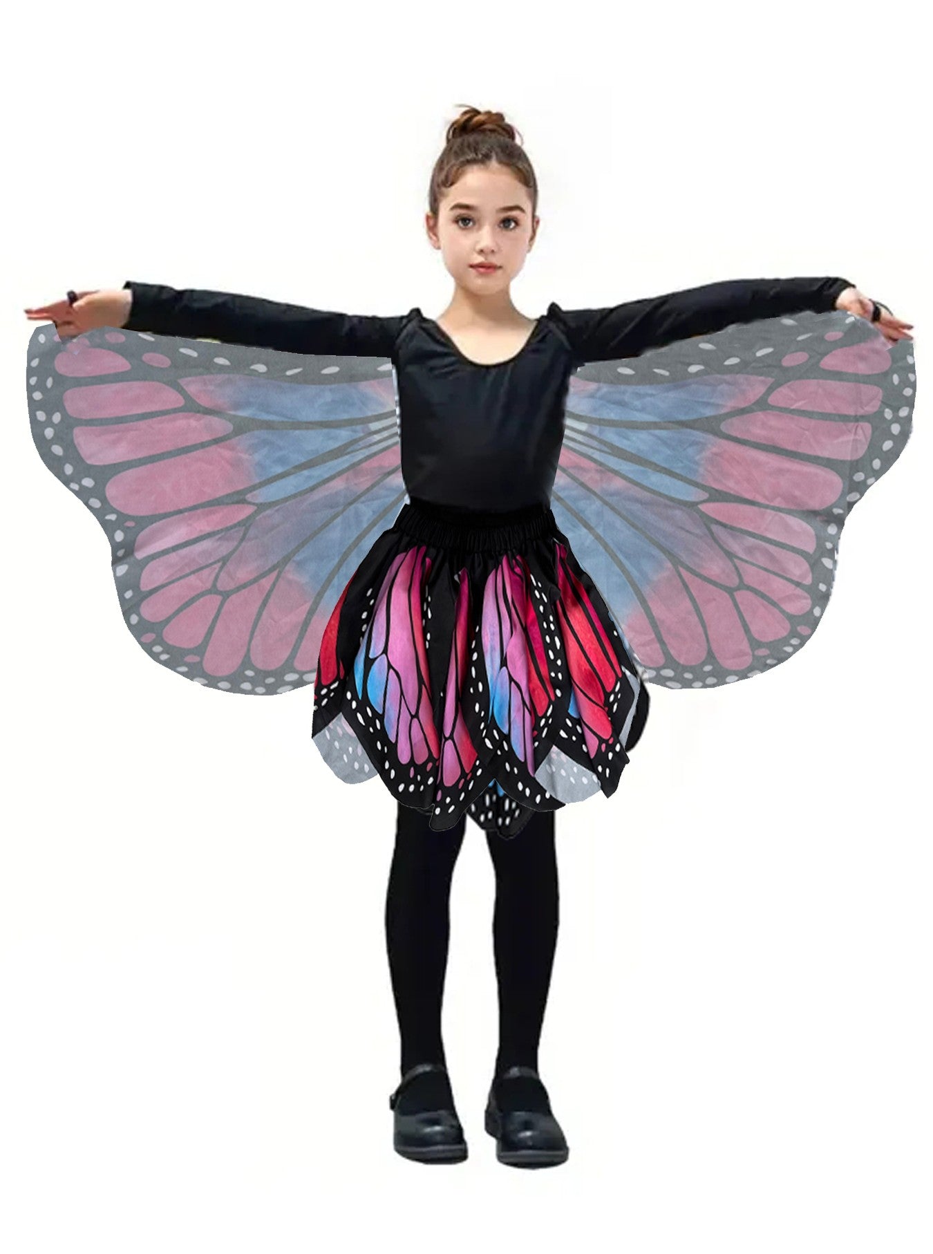 Butterfly Cosplay Wings Costumes Girl Performance Accessories Halloween Carnival Props Wing For Girls Boys Cloak Party Ccarnival