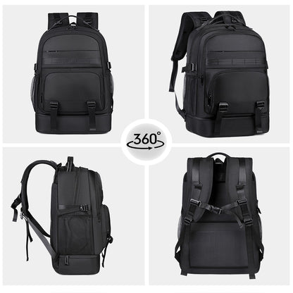 Business Backpack for Men, Simple, Large Capacity, Multifunctional, 17.3inch Laptop Backpack, Student Fashion, Business Trip Travel Bag, Sports