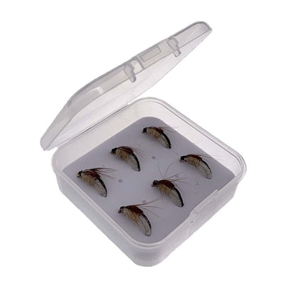 Iscas de Pesca-6/9 Peças/Caixa Ninfa Realista Isca de Camarão para Pesca de Truta Isca Artificial