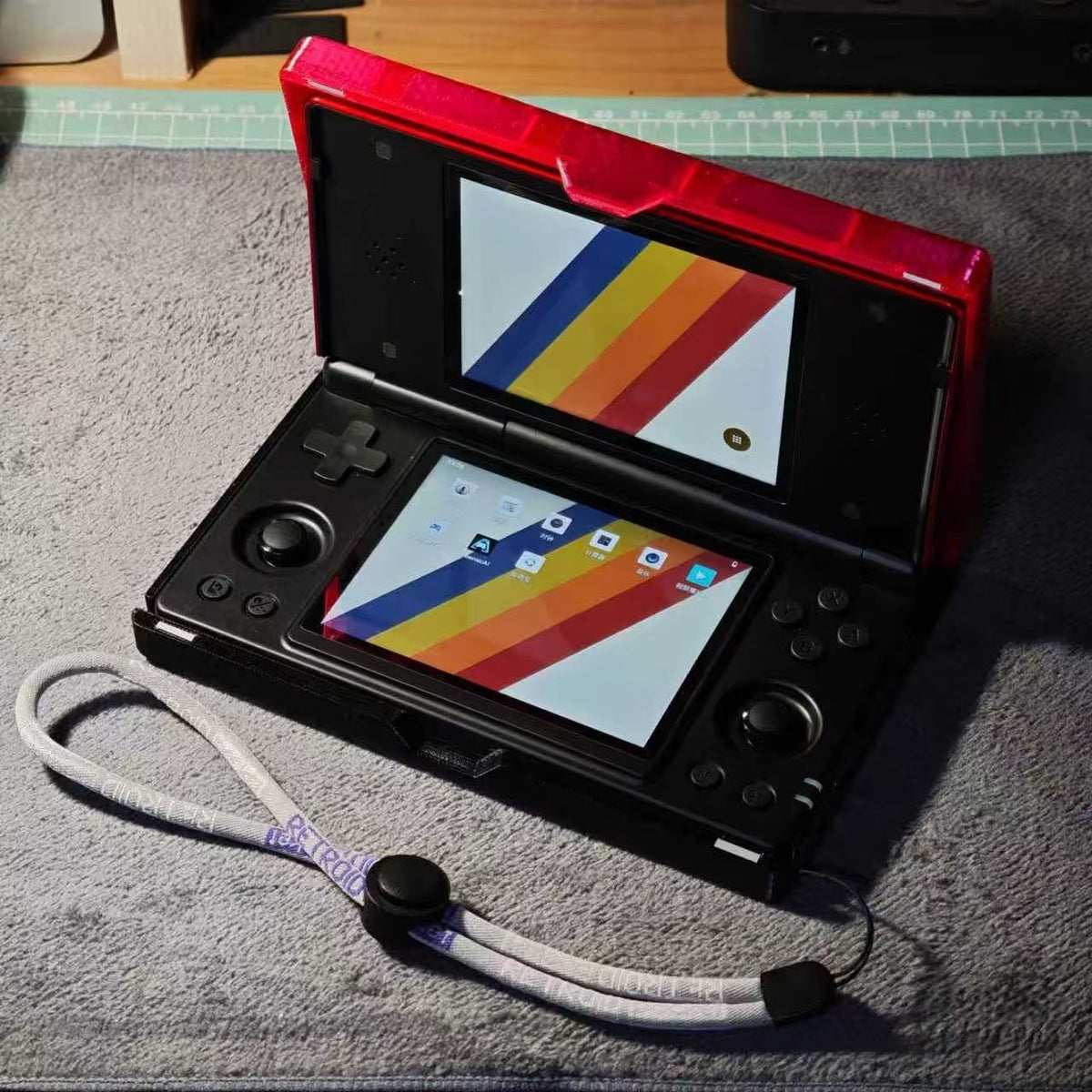 Anbernic RG DS Handheld Game Console 4" IPS Dual Screen Android 4000mAh Flip Video Games Player RGDS Android 14