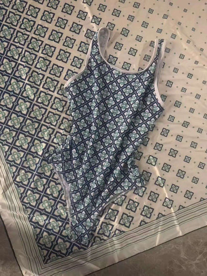 2025 Luxury Design Women's Scarf Swimsuits Italian Designer Brand Sexy Beach Scarf Bikini Set