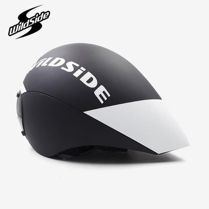 TT Óculos de Lente de Capacete de Ciclismo Capacete de Bicicleta de Estrada Aero Triathlon Tri Capacete de Ciclismo de Corrida de Contrarrelógio Masculino Acessórios de Casco Ciclismo