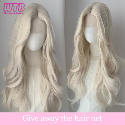 Peruca Sintética Lolita Curta Cacheada 12 Polegadas Doce E Adorável Dourado-Branco Natural Fofa Cabelo Ondulado Cosplay Peruca De Cabeça Cheia Para