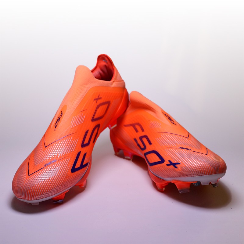 Pro Without-Lace Mens Soccer Shoes SLIP-ON Non-Slip Turf Soccer Cleats for Youth TF/FG Training Football Boots Chuteira Campo