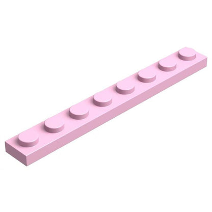 10 Peças Quebra-Cabeça Partícula 3460 Placa 1x8 Bloco de Montar Kit Pneu de Alta Tecnologia Placa de Luz de Prancha Brinquedos Presentes