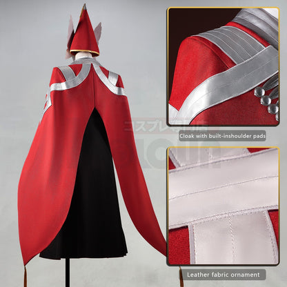 HOLOUN Witch Hat Atelier Anime Easthies Cosplay Costume Moralis Knights Convention Halloween Christmas Party Outfit Cloak
