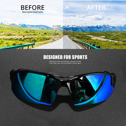 2pcs/4pcs TAC Lens AWGSEE Polarized Sports for Men, PC Frame, Multi-Color Coating, for Fishing, Running, Daily Casual Wear