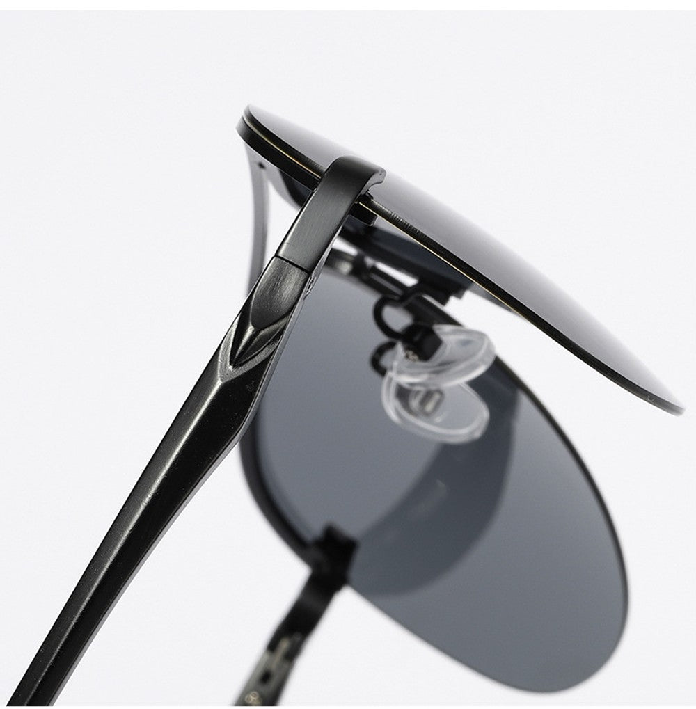 New Polarized Men Sunglasses Classic Driving Sun Glasses Metal Frame Mirror Lens Sunglasses Men/Women