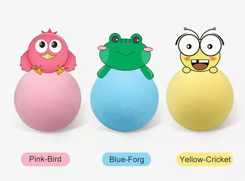 Brinquedos Inteligentes para Gatos Bola Interativa de Pelúcia Elétrica Brinquedo de Treinamento com Erva de Gato para Gatinhos com Som de Toque Produto para Animais de Estimação Bola de Brinquedo que Faz Barulho Suprimentos para Gatos