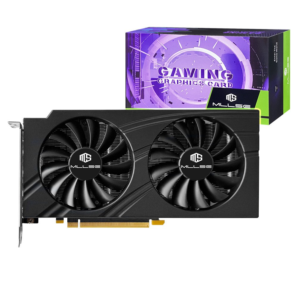 Placa de Vídeo MLLSE RTX 3060 12GB GDDR6 192Bit PCI Express 4.0 ×16 8Pin GPU NVIDIA Placa de Vídeo para Jogos Rtx 3060