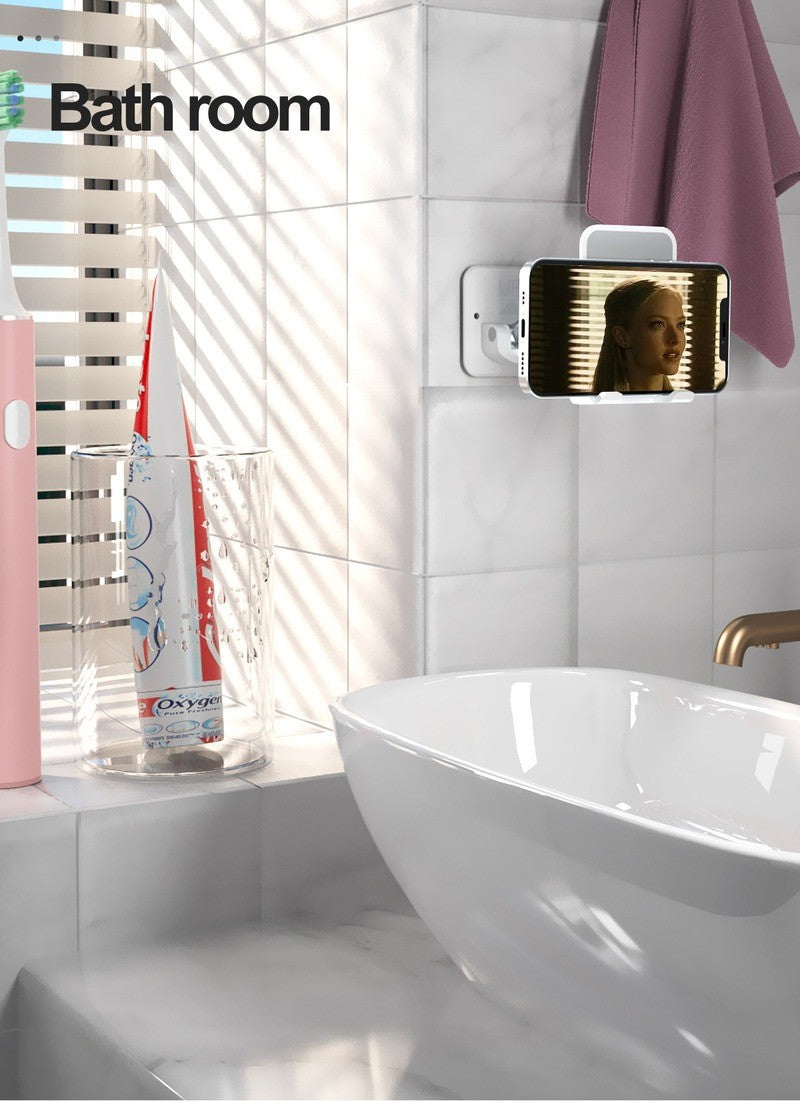 Wall Sticker Mount Tablet Stand Stretchable Arm Cell Phone Wall Holder Adjustable Wall Stand for iPad iPhone 4-12inch Universal