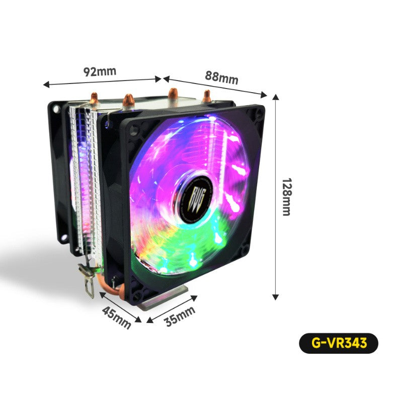 Fan Cooler RGB Duplo Direct Touch 2100rpm Revenger VR343