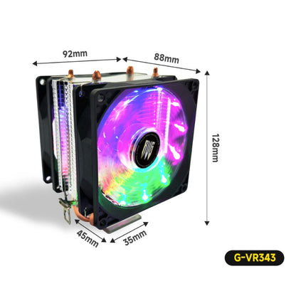 Fan Cooler RGB Duplo Direct Touch 2100rpm Revenger VR343