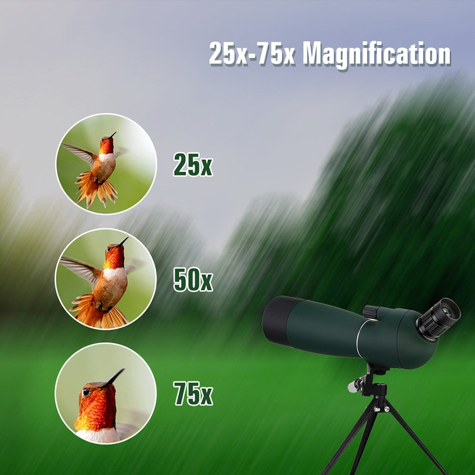 2026 New 25-75x70 Telescope Spotting Scope Powerful Zoom Monocular FMC BAK4 Waterproof for Bird Watching Target Shotting