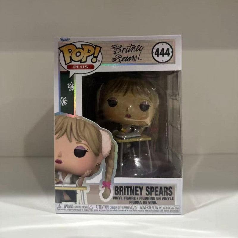 Funko Pop Singer Britney Genuine Action Doll Model Britney Spears 444 Vinyl Sculpture Dolls Limited Edition Fan Collection Toys