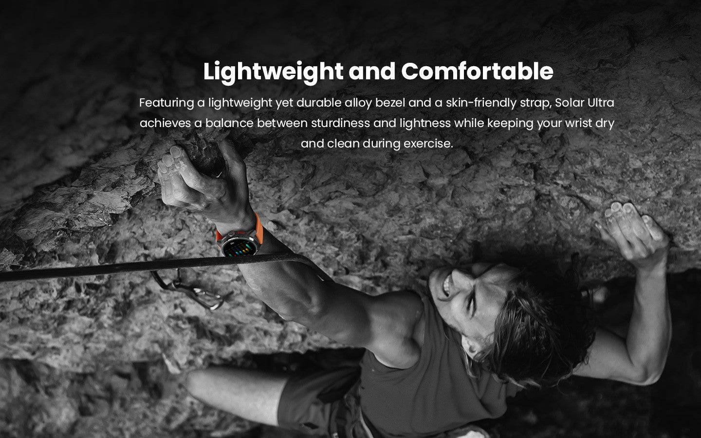 Smartwatch GPS HAYLOU Solar Ultra, Tela AMOLED de 1,6", 5ATM à prova d'água, GPS integrado, Chamadas telefônicas Bluetooth, Relógio inteligente esportivo