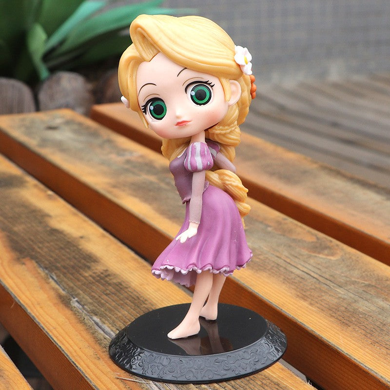 Princesa Disney Ariel Rapunzel Cinderela Sereia Anna Elsa Bela Sofia Branca de Neve Mulan A Pequena Sereia Bonecos Brinquedos Presente Infantil