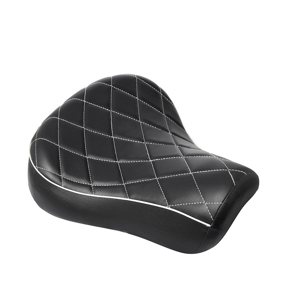 Assento Solo para Piloto Dianteiro Diamante Preto para Motocicletas Harley Sportster 883 1200 Forty Eight 48 72 1983-2003