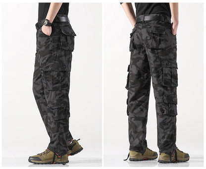 Men's Work Pants 2025 New Camouflage Pants Military Style Pants Multiple Pockets Tactical Pants Outdoor Sports Winter Pants