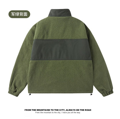 Maxbarley 2025 Winter Cotton Padded Jacket Men Brand Trendy Lambskin Cold-proof Windproof Jacket Casual Camping Ski Fleece Parka