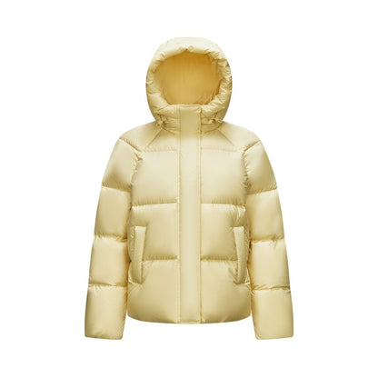 Semir Down Jacket Women Solid Color Loose Versatile 2024 Winter New Three-Proof Hooded Puffer Coat Down Jacket