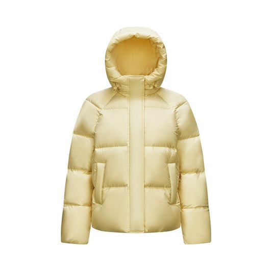 Semir Down Jacket Women Solid Color Loose Versatile 2024 Winter New Three-Proof Hooded Puffer Coat Down Jacket