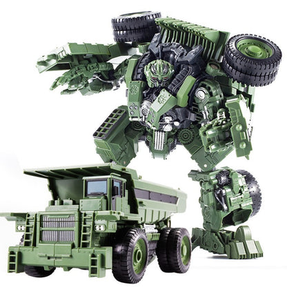 DD02 Anime Transformation Toys AOYI 8 EM 1 Boneco Articulado Maneiro Modelo Scrapper G1 KO SS60 Devastator Engenharia Carro Robô Menino