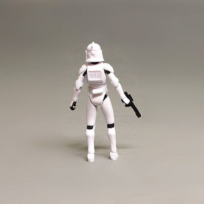 Star Wars Black Warrior Bai Bing Invisible Clone Trooper Display de boneco articulado 1/8 escala 3,75
