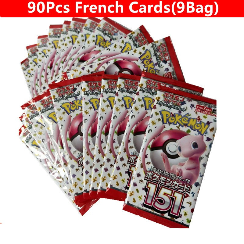 360 Cartas Pokémon em Inglês, Espanhol, Francês - Evoluções Prismáticas, Faíscas Efervescentes, Escarlate e Violeta 151, Booster Pokémon, Cartas de Batalha